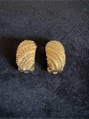 Vintage Christian Dior Clip-On Earrings